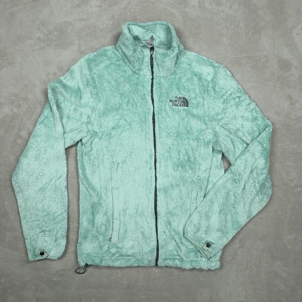 The North Face Women’s Teal Fuzzy Fleece Jacket – Sherpa Soft, Size XS